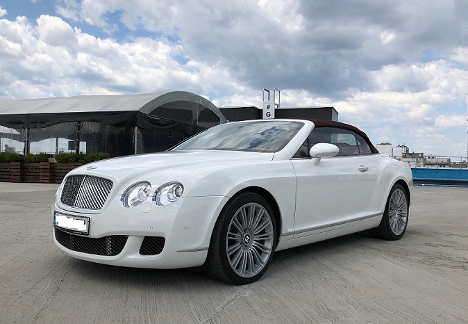 Седан Bentley Continental GT в прокат, прокат кабриолета Киев