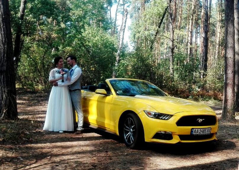 Седан Ford Mustang - фото 3кабриолет на свадьбу в Киеве - 